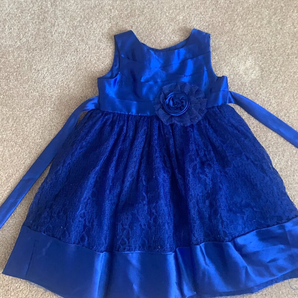 Lace & Satin Girl's Formal Dress